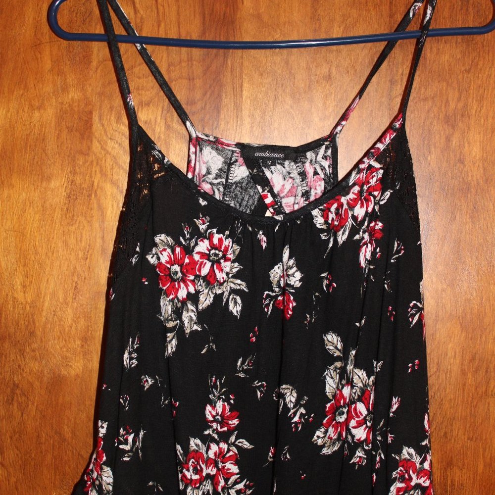 Open back tank top